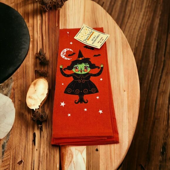 Johanna Parker Halloween Kitchen Towel Set of 2 - Picture 1 of 2